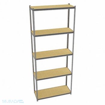 TENNSCO Boltless Shlvng 18x120x48in Strtr, 39FN49