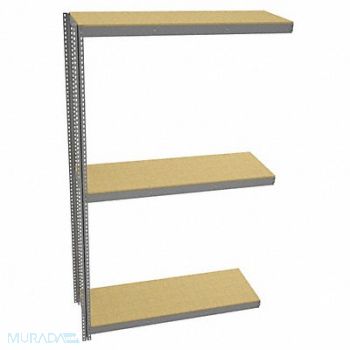 TENNSCO Boltless Shelving 24x120x72in AdOn, 39FN54