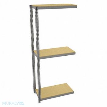 TENNSCO Boltless Shelving 24x120x48in AdOn, 39FN62