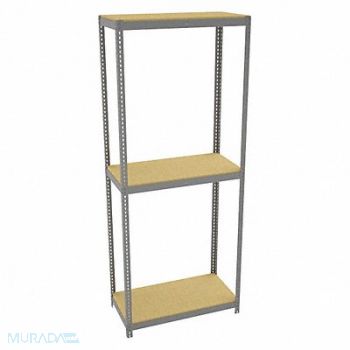 TENNSCO Boltless Shlvng 24x120x48in Strtr, 39FN63