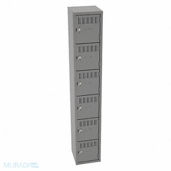 TENNSCO Bx Lckr 6x1Lckr Gray 72 x12 x12 Assm, 39FN84