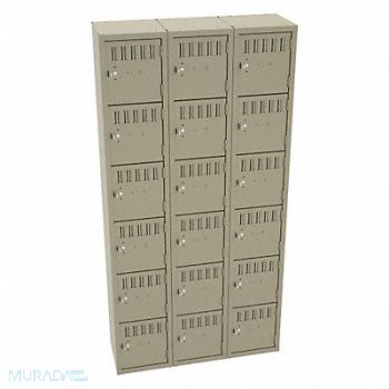 TENNSCO Bx Lckr 6x3Lckr Sand 72 x36 x12 Assm, 39FN87
