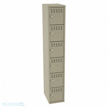 TENNSCO Bx Lckr 6x1Lckr Sand 72 x12 x18 Assm, 39FN89