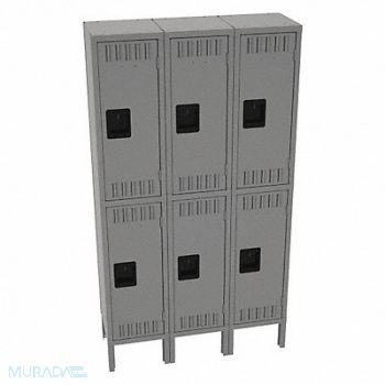 TENNSCO K4143 Lckr 2x3Lckr Md Gray 66 x36 x12 Assm, 39FP11