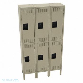 TENNSCO K4143 Wrdrb Lckr 2x3Lckr Sand 66 x36 x12 Assm, 39FP12