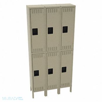 TENNSCO K4164 Wrdrb Lckr 2x3Lckr Sand 78 x36 x12 Assm, 39FP16