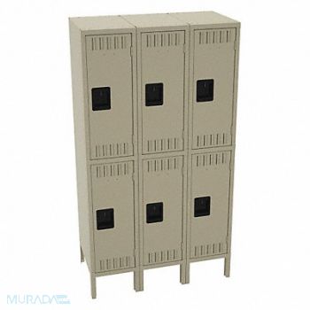 TENNSCO K4144 Wrdrb Lckr 2x3Lckr Sand 66 x36 x18 Assm, 39FP26