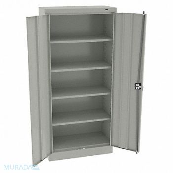 TENNSCO K3834 Storage Cabinet 66 x30 x15 LtGry 4Shlv, 39FP53