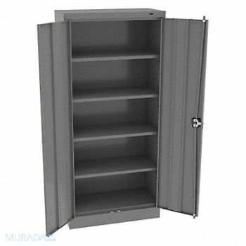 TENNSCO K3834 Storage Cabinet 66 x30 x15 MdGry 4Shlv, 39FP54