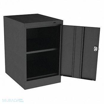 TENNSCO K3829 Storage Cabinet 30 x19 x24 Black 1Shlv, 39FP85