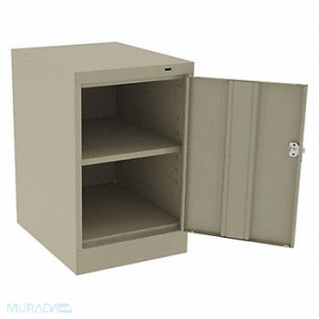 TENNSCO K3829 Storage Cabinet 30 x19 x24 Sand 1Shlv, 39FP89