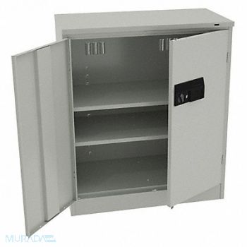 TENNSCO Storage Cabinet 42 x36 x18 LtGry 2Shlv, 39FP91