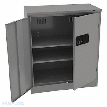 TENNSCO Storage Cabinet 42 x36 x18 MdGry 2Shlv, 39FP92
