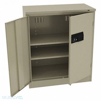 TENNSCO Storage Cabinet 42 x36 x18 Sand 2Shlv, 39FP94