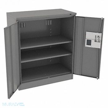 TENNSCO K3830 Storage Cabinet 42 x36 x18 MdGry 2Shlv, 39FP97