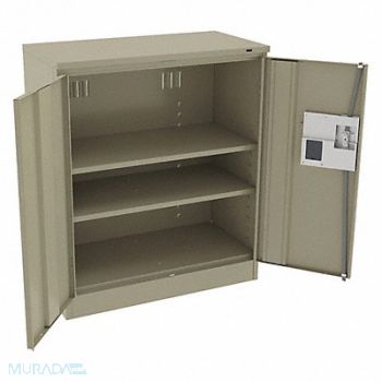 TENNSCO K3830 Storage Cabinet 42 x36 x18 Sand 2Shlv, 39FP99