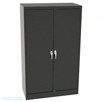 TENNSCO K3835 Storage Cabinet 60 x36 x18 Black 4Shlv, 39FR01