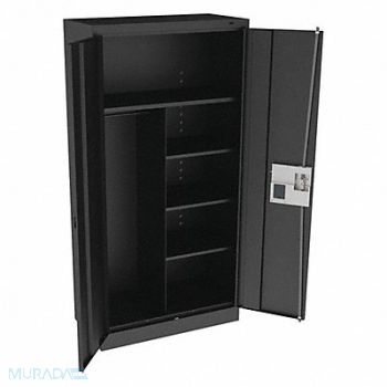 TENNSCO Storage Cabinet 72 x36 x18 Black 5Shlv, 39FR23