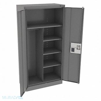 TENNSCO Storage Cabinet 72 x36 x18 MdGry 5Shlv, 39FR25