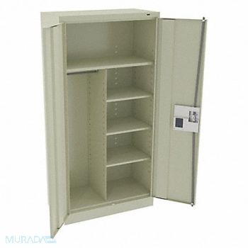 TENNSCO Storage Cabinet 72 x36 x18 Putty 5Shlv, 39FR26