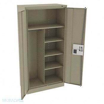 TENNSCO Storage Cabinet 72 x36 x18 Sand 5Shlv, 39FR27