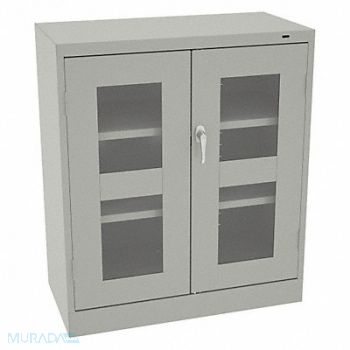 TENNSCO Storage Cabinet 42 x36 x24 LtGry 2Shlv, 39FR32