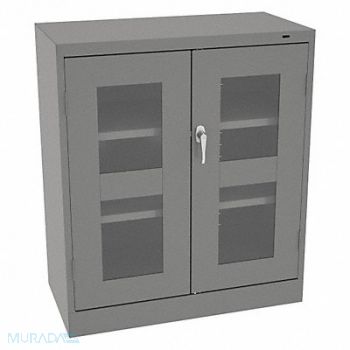 TENNSCO Storage Cabinet 42 x36 x24 MdGry 2Shlv, 39FR33