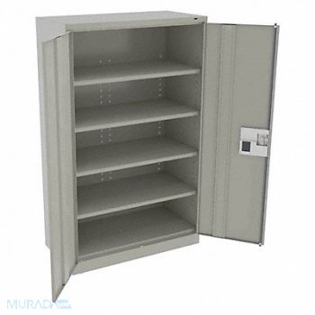 TENNSCO K3874 Storage Cabinet 78 x48 x24 LtGry 4Shlv, 39FR42