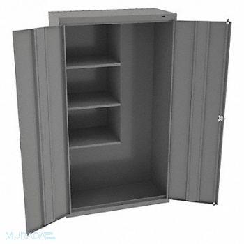 TENNSCO K4848 Storage Cabinet 64 x36 x18 MdGry 3Shlv, 39FR48