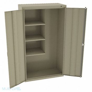 TENNSCO K4848 Storage Cabinet 64 x36 x18 Sand 3Shlv, 39FR50