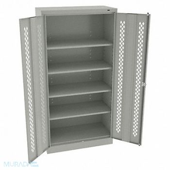 TENNSCO K3838 Storage Cabinet 72 x36 x18 LtGry 4Shlv, 39FR73