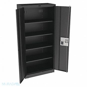 TENNSCO K3839 Storage Cabinet 78 x36 x18 Black 4Shlv, 39FR82