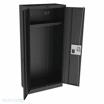 TENNSCO Storage Cabinet 78 x36 x18 Black 1Shlv, 39FR87