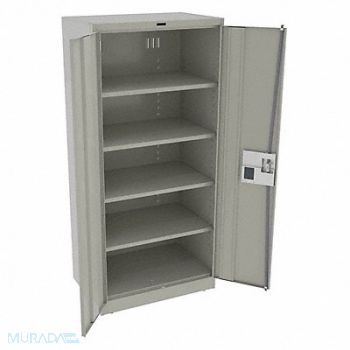 TENNSCO K3844 Storage Cabinet 78 x36 x24 LtGry 4Shlv, 39FR93