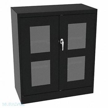 TENNSCO Storage Cabinet 42 x36 x24 Black 2Shlv, 39FT03