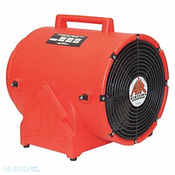 AIR SYSTEMS INTERNATIONAL Portable Fan 12 in 115VAC, 39FW23