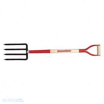 RAZOR-BACK Spading Fork D-Grip Handle 30in.LHandle, 39GA09