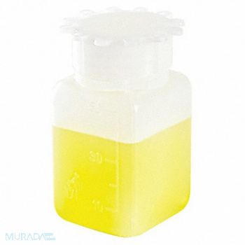 KARTELL Bottle 50mL Plastic Wide PK10, 39H781