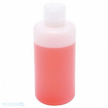 AZLON Bottle 250mL Plastic Narrow PK12, 39H782