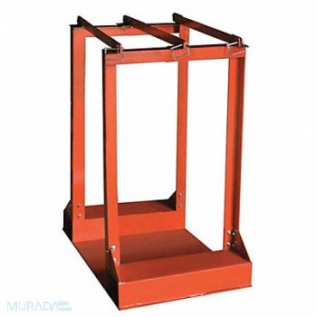 GRAINGER APPROVED Gas Cylinder Rack Capacity 4 Cylinders, 39J512