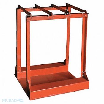 GRAINGER APPROVED Gas Cylinder Rack Capacity 6 Cylinders, 39J514