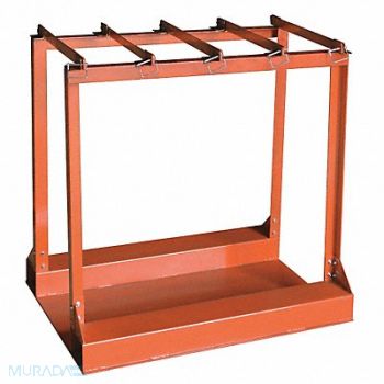 GRAINGER APPROVED Gas Cylinder Rack Capacity 8 Cylinders, 39J516