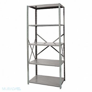 HALLOWELL Metal Shlvng Cap 500 lb 12inx84inx36in, 39K739