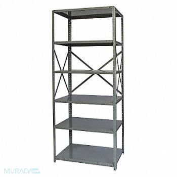 HALLOWELL Metal Shlvng Cap 350 lb 24inx84inx48in, 39K750