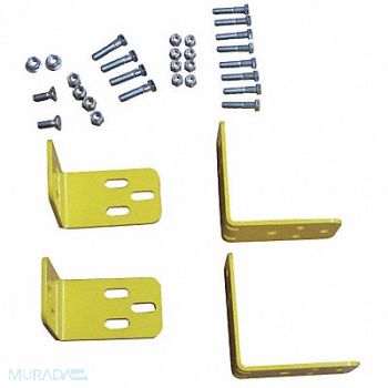 PS INDUSTRIES Mnt Brkt Pwdr Ct Angle Iron 3.75x3.75, 39L639