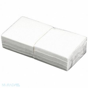 TOUGH GUY Dry Wipe 11-3/4 x 12-1/2 White PK12, 39M981