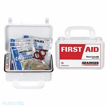 GRAINGER APPROVED Burn Care Kit Bulk 5 Plastic, 39N819
