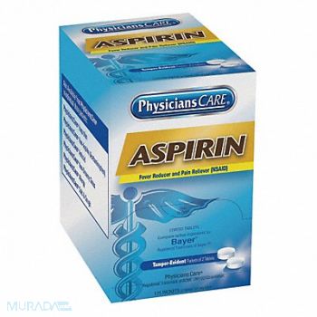 PHYSICIANSCARE Pain Relief Tablet PK125, 101CJ0