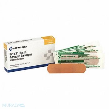 FIRST AID ONLY Bandage Beige Plastic PK16, 39N861