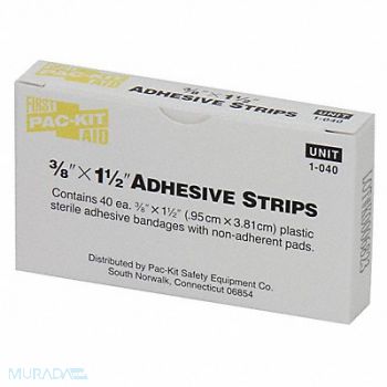 FIRST AID ONLY Bandage Beige Plastic PK40, 39N863